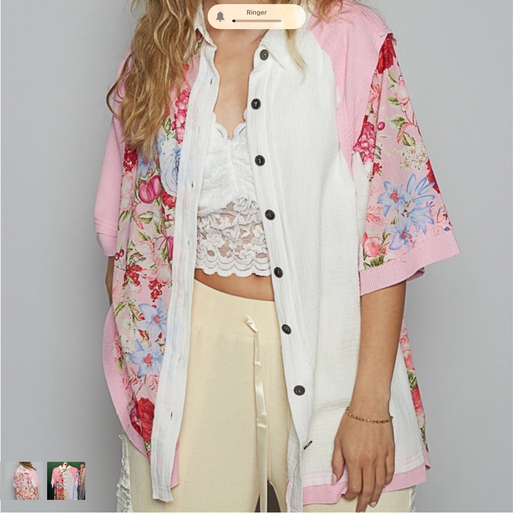 032 POL Flower Shirt